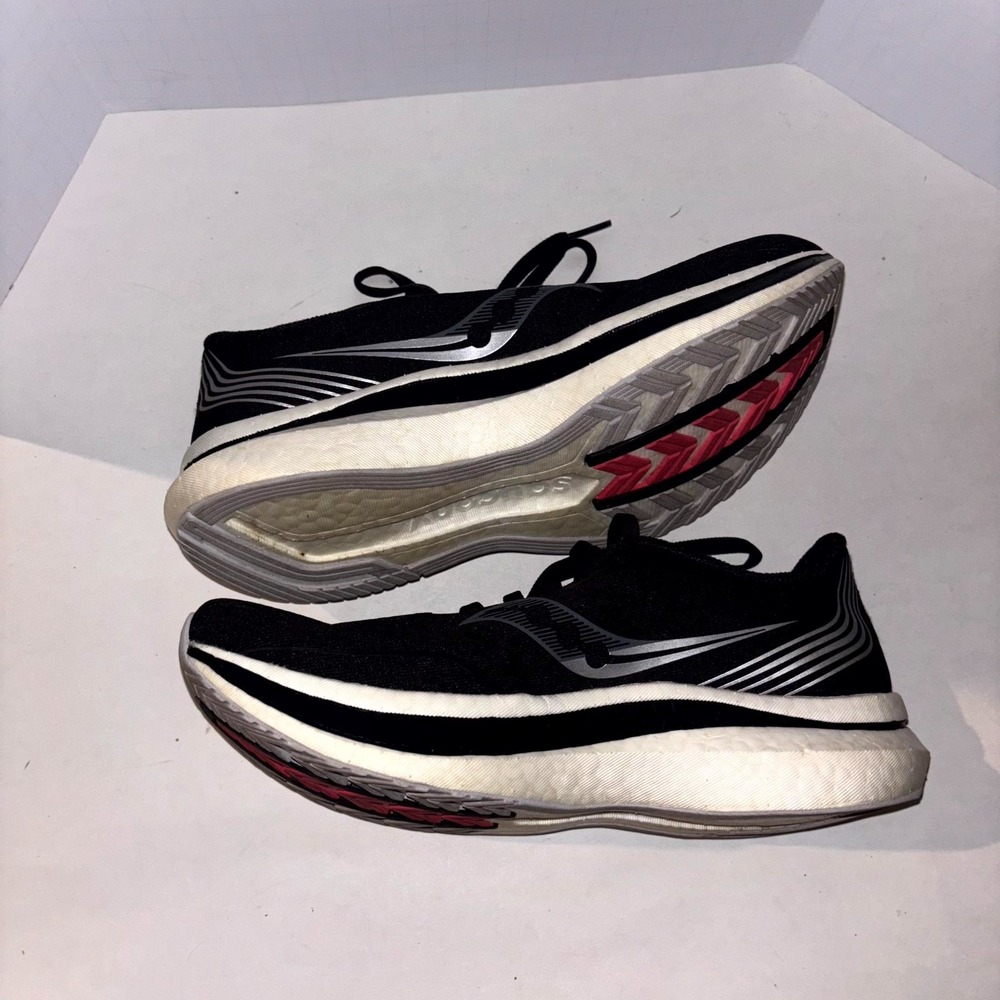 Saucony Endorphin Pro S10598-45 Womens 8 Running Shoes Black Athletic Sneaker - Picture 11 of 11